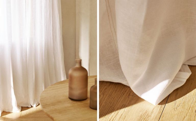 Las Cortinas más bonitas del catálogo de ZARA HOME 2021 – 2022